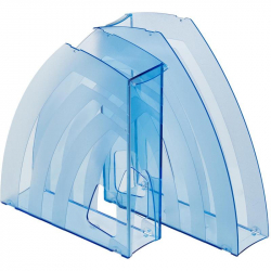 Вертикальный накопитель Attache пластиковый синий ширина 65 мм (2 штуки в упаковке)