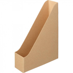 Вертикальный накопитель Attache картонный бежевый ширина 75 мм (5 штук в упаковке)