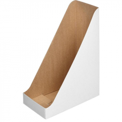 Вертикальный накопитель Attache картонный белый ширина 120 мм (5 штук в упаковке)