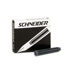 Картриджи Schneider для перьевых ручек (черный)