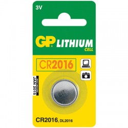 Элементы питания батарейка GP CR2016, 3V, литий, бл/1 
