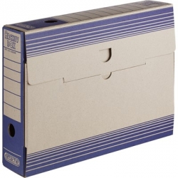 Короб архивный Attache (картон, синий, 320x75x255 мм), 
