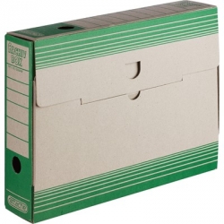 Короб архивный Attache (картон, зеленый, 320x75x255 мм), 