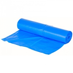 Мешки для мусора ароматизированные После дождя на 120 литров синие (20мкм в рулоне 10 штук 65x105 см)
