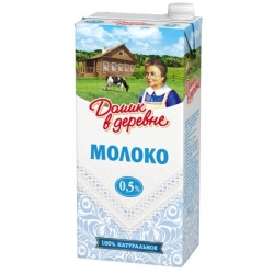 Молоко Домик в деревне стерилизованное 0,5% 950 г