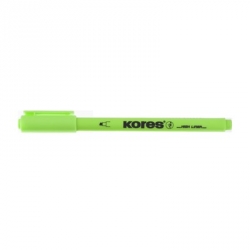 Текстовыделитель Kores зеленый (толщина линии 0.5-3.5 мм)