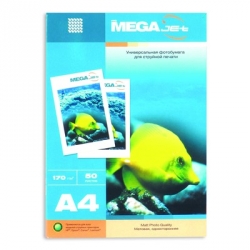 Бумага для струйной печати MEGA Jet (матовая, А4, 170г/м2, 50 листов) 