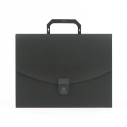 Папка-портфель Attache пластиковая A4 черная (240x317 мм)