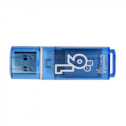 Флеш-память SmartBuy Glossy series 16Gb USB 2.0 голубая