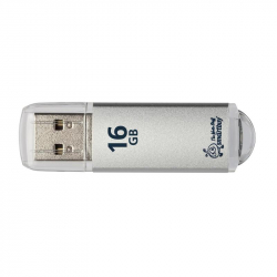 Флеш-память SmartBuy V-Cut 16Gb USB 2.0 серебристая