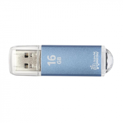 Флеш-память SmartBuy V-Cut 16Gb USB 2.0 голубая