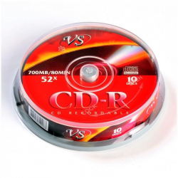 Диск CD-R VS 700 Mb 52x (10 штук в упаковке)