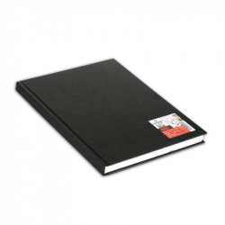 Блокнот для зарисовок Canson Artbook One А4 100 листов черный без линовки твердый переплет