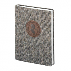 Ежедневник датированный InFolio Sherlock на 2018 год текстиль A5 176 листов коричневый (140х200 мм)