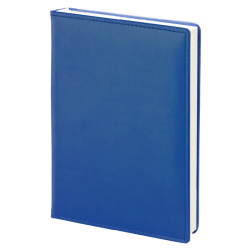 Ежедневник недатированный Attache Velvet искусственная кожа А5 160 листов синий (140х200 мм)