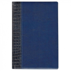 Ежедневник недатированный Attache искусственная кожа А5 176 листов синий (148х218 мм)