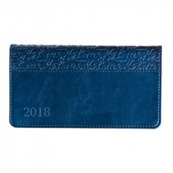 Еженедельник датированный на 2018 год InFolio Dolce Vita искусственная кожа A6 64 листа синий (160x90 мм)