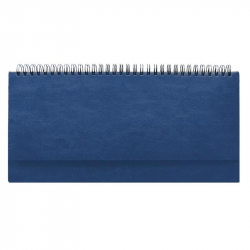 Планинг недатированный Attache Agenda искусственная кожа 64 листа синий (290х150 мм)