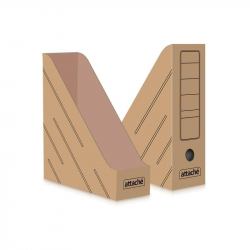 Вертикальный накопитель Attache картонный бежевый ширина 100 мм (2 штуки в упаковке)
