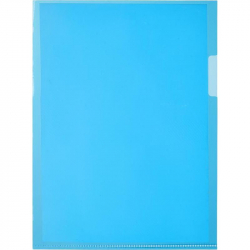 Папка-уголок Attache А5 синий (20 штук в упаковке)