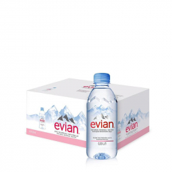 Вода минеральная негазированная Evian (0.33л, 24 шт. в упаковке)