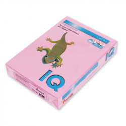 Бумага цветная IQ Color (А4, 160 г/м2, PI25-розовый, 250 листов), 