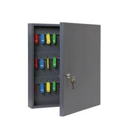 Шкаф для ключей Onix К-40 темно-серый (на 40 ключей, металл)