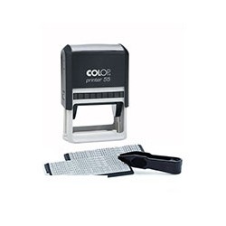 Штамп самонаборный Colop Printer 55-Set-F (40х60 мм, 10/8 строк, съемная рамка, 2 кассы в комплекте) 