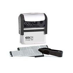 Штамп самонаборный Colop Printer 50-Set-F (69х30 мм, 8/6 строк, съемная рамка, 2 кассы в комплекте) 