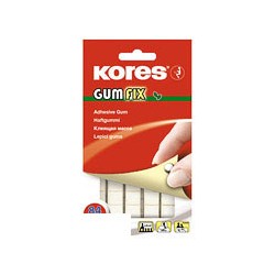 Клейкая лента Kores Gum Fix (белая, 84 шт/уп) 