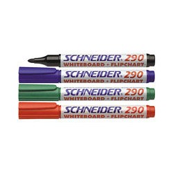 Маркер для досок и флипчартов Schneider S290 (4 штуки в упаковке) 
