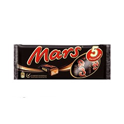 Шоколадный батончик Mars мультипак 202,5г (5шт.х 40,5г)