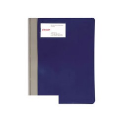 Папка-скоросшиватель Bantex Manager (A4, синий, с отделением д/визитки) 