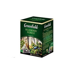 Чай Greenfield Blueberry Forest пирамидки (черный, фольгир., 20пак/уп)