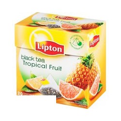 Чай Lipton Tropical Fruit пирамидки (черный, 20пак/уп)