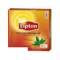 Чай Lipton English Breakfast the Vert (черный, 100пак/уп)