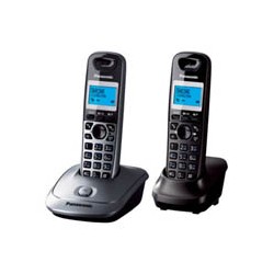 Телефон Panasonic KX-TG2512 серый металлик
