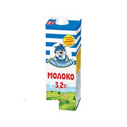 Молоко Простоквашино 3,2% 0,95л
