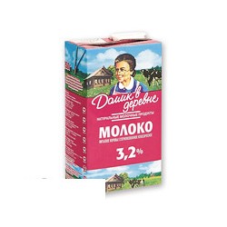 Молоко Домик в Деревне , жирность 3,2%, 950 г