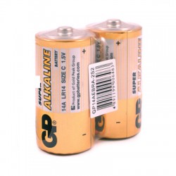 Элементы питания батарейка GP Super эконом упак C/LR14/14A алкалин 2 шт/уп 