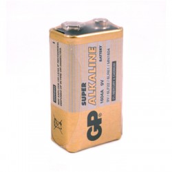Элементы питания батарейка GP Super эконом упак 9V/6LR61/Крона алкалин 1шт/ 