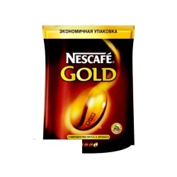 Кофе растворимый Nescafe Gold, 150г в пакете, сублимированный