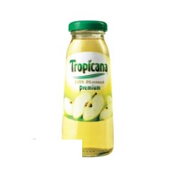 Сок Tropicana яблоко (0,2л, 12 шт/уп, стекл.бут)