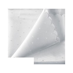 Скатерть п/э с -тефл.покрытием "Белый снег" (150-182см) 