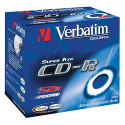Носители информации Verbatim CD-R DL+ Crystal43327