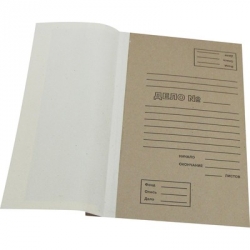  Папка для переплета переплетный картон 310x220x40 мм бежевая Арт. 349866
