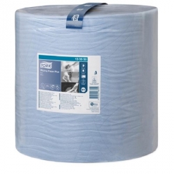  Полотенца бумажные Tork W1 2сл.1500*1рул/кор,голубой 130050