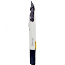 Нож канцелярский технический Attache Selection Genius с фиксатором, для правшей и левшей, ширина 9 мм