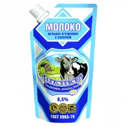 Молоко сгущенное Алексеевское с сахаром 8,5% 270 г