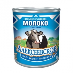 Молоко сгущенное Алексеевское с сахаром 8,5% 380 г